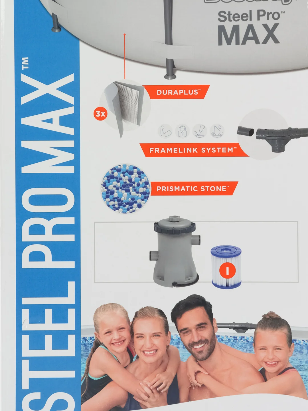 Бассейн каркасный Bestway Steel Pro Max 4678 л, 305 х 76 см, с фильтром-насосом