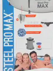 Бассейн каркасный Bestway Steel Pro Max 4678 л, 305 х 76 см, с фильтром-насосом