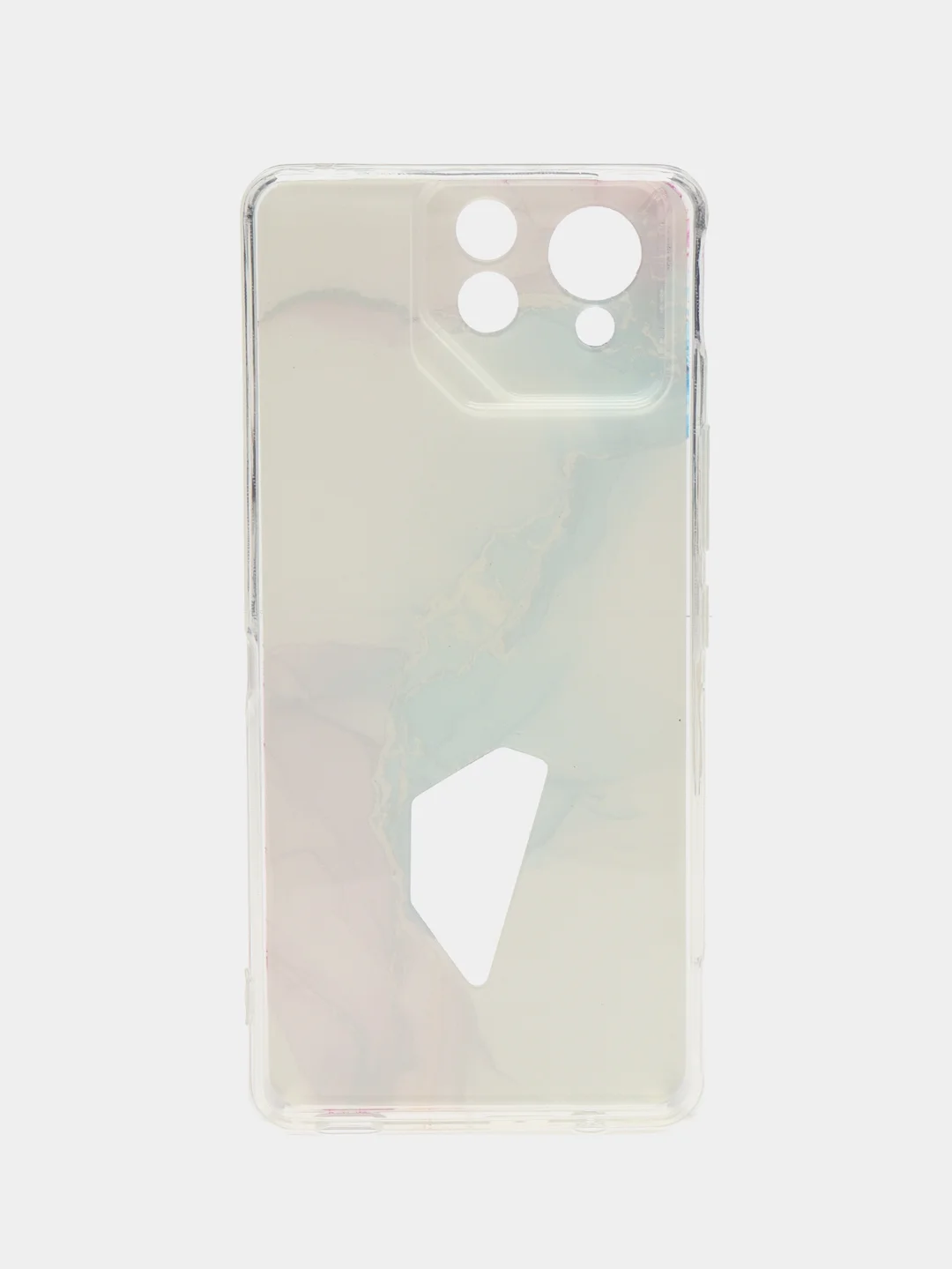 Желтый силиконовый чехол на Asus ROG Phone 8 / Асус Рог Фон 8 прозрачный, с рисунком