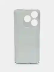 Сиреневый силиконовый чехол на Tecno Spark 10/10C / Текно Спарк 10/10С прозрачный, с рисунком