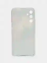 Кораллово-розовый силиконовый чехол на Samsung Galaxy A34 5G / Самсунг A34 прозрачный, с рисунком