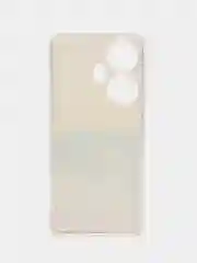 Желтый силиконовый чехол на Itel P55 Plus 4G / Ител Р55 Плюс 4G прозрачный, с рисунком