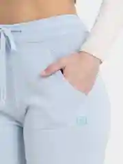 Голубой брюки женские прямые