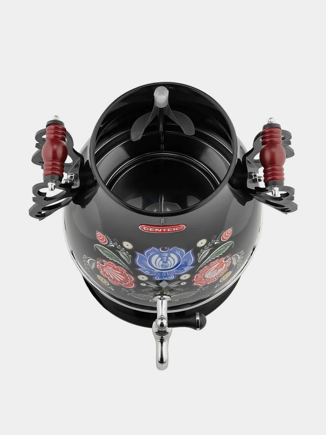 Самовар Centek CT-0091 Black, 4.0 л, 2100 Вт