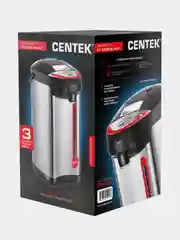 Термопот Centek CT-0082, 5 л, 850 Вт, 3 способа подачи воды, нержавеющая сталь