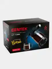 Электрическая турка Centek CT-1096, черный, 500 мл, 480Вт, стеклянная колба, съемная ручка