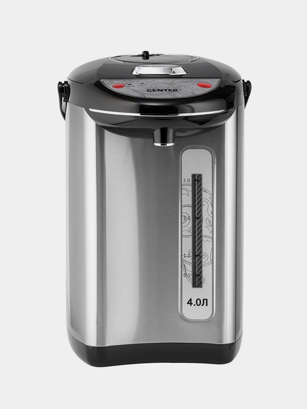 Термопот Centek CT-1082, сталь, 850 Вт, 3 способа подачи, 4 л