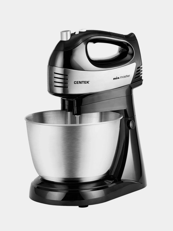Миксер с чашей Centek CT-1124, 600Вт, 5 скоростей, турбо режим, 3 л
