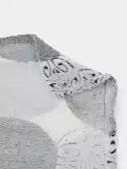 Серый металлик плед-одеяло, 200 х 180 см