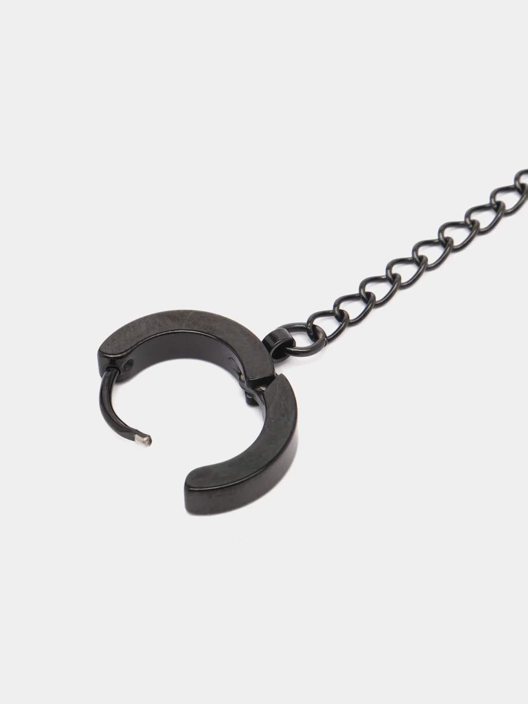Серебряный серьга из стали, для украшения уха, с обманкой