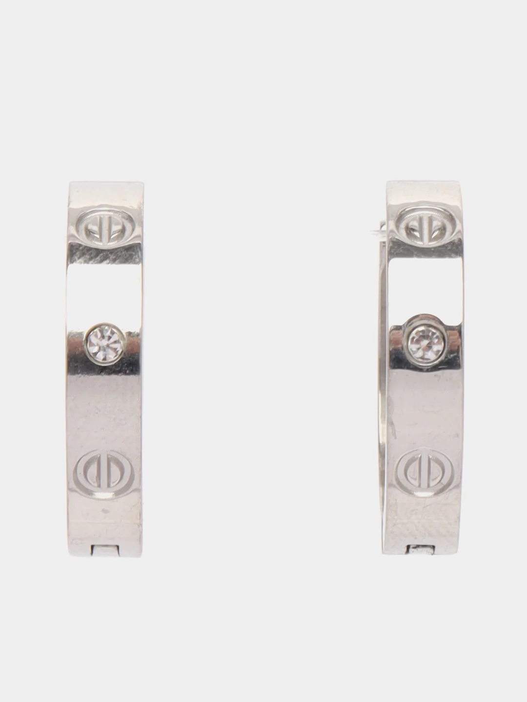 Серьги из стали, бижутерные