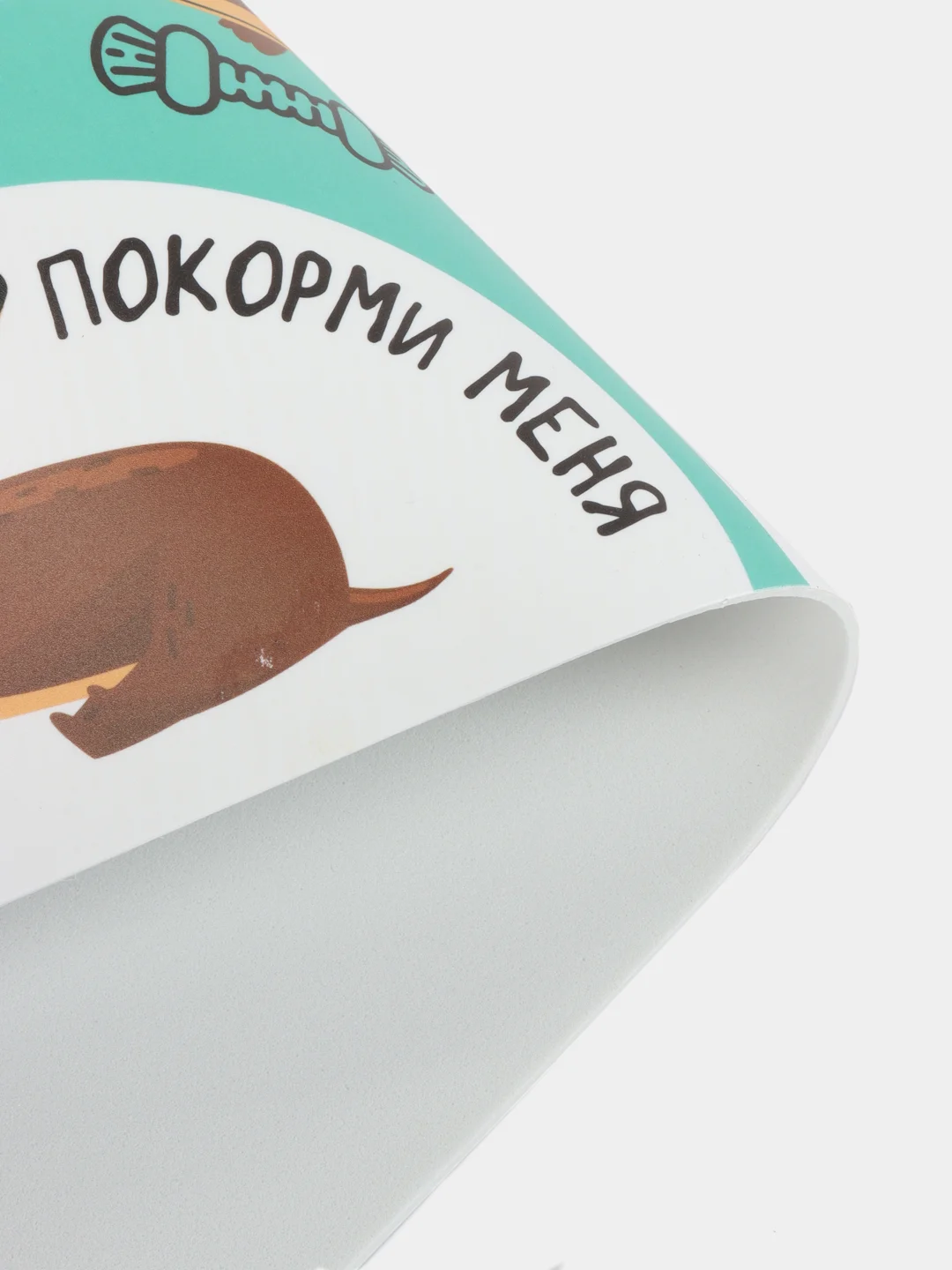 Коврик под миску нескользящий Такса, 43х28 см
