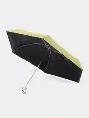 Зеленый зонт складной, помещается в сумочку