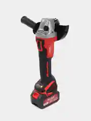 Алый ушм (Машина шлифовальная угловая) Krotof UAG-21/125BL, 4 скорости, два АКБ, болгарка
