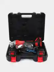 Алый ушм (Машина шлифовальная угловая) Krotof UAG-21/125BL, 4 скорости, два АКБ, болгарка