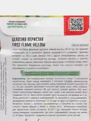 Целозия перистая First Flame Yellow (семена, цветы)