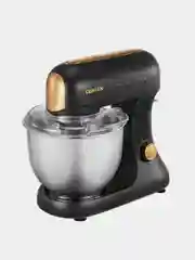 Планетарный миксер Centek CT-1137, черно-золотой, 1500 Вт, литой, чаша 6 л