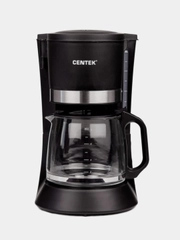 Кофеварка Centek CT-1141, черный, капельная 680 Вт, 1200 мл