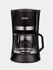 Кофеварка Centek CT-1141, черный, капельная 680 Вт, 1200 мл