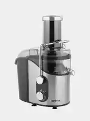Соковыжималка Centek CT-1212, черный/сталь, 1200 Вт, 2 скорости, стакан 1100 мл