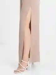 Бежевый брюки женские