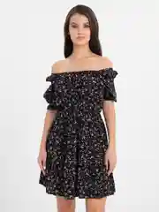 Черный женское платье