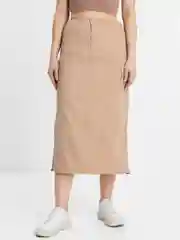 Карамельный юбка  женская карго летняя