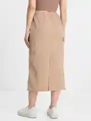 Карамельный юбка  женская карго летняя