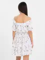 Белый женское платье