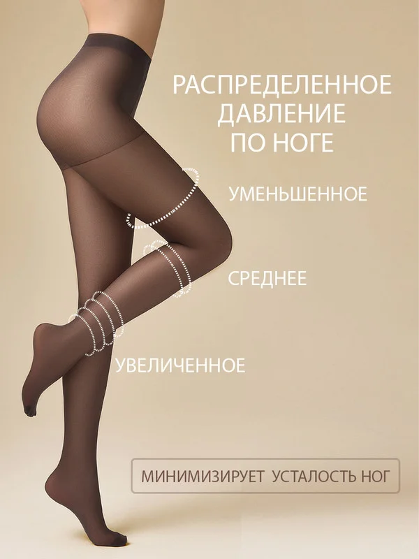 Серый колготки женские OMSA NEW 40 den классические, с шортиками комплект 10 пар
