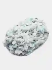 Мятный пряжа плюшевая турецкая Alize Puffy Fine color( с маленькими петлями) 1 шт