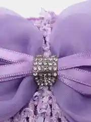 Красный детская повязкана голову  с бантиком  в сеточку для девочки,набор из 2х шт
