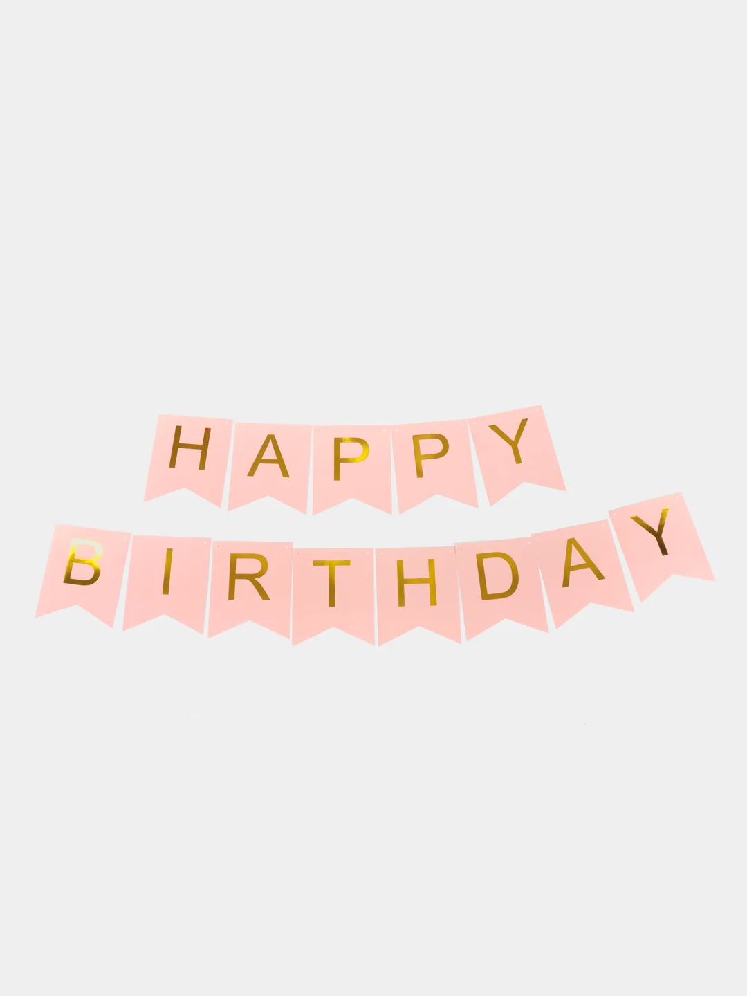 Розовый гирлянда Флажки на день рождения Happy Birthday