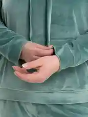Бежевый костюм женский велюровый бамбук,большие размеры