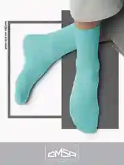 Ледяной носки мужские OMSA ECO 401 Colors высокие длинные из хлопка, набор 5 пар