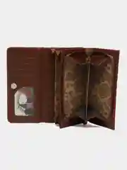 Коричневый кошелек женский