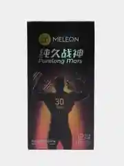 Презервативы "MELEON" ультратонкие, продлевающие с анестетиком  - 12 штук