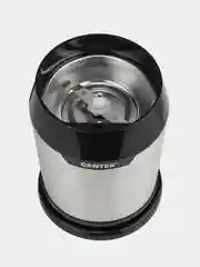Кофемолка Centek CT-1362, сталь, 200 Вт, 60гр, сталь стакан, сталь чаша, прозрачная крышка