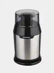 Кофемолка Centek CT-1362, сталь, 200 Вт, 60гр, сталь стакан, сталь чаша, прозрачная крышка