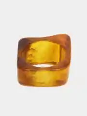 Конфетный кольцо акриловое, Мятый прямоугольник DH (18 размер)