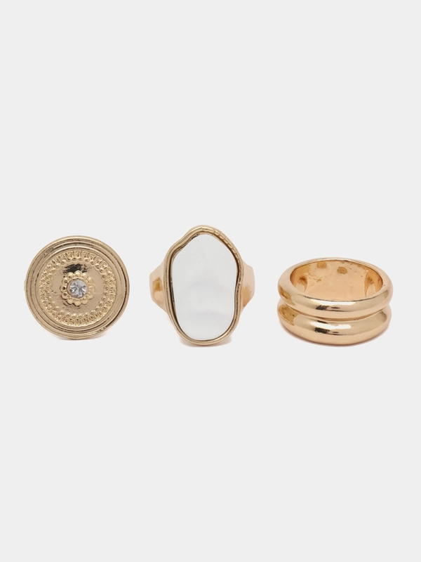 Комплект кольца SHEIN, 3 штуки