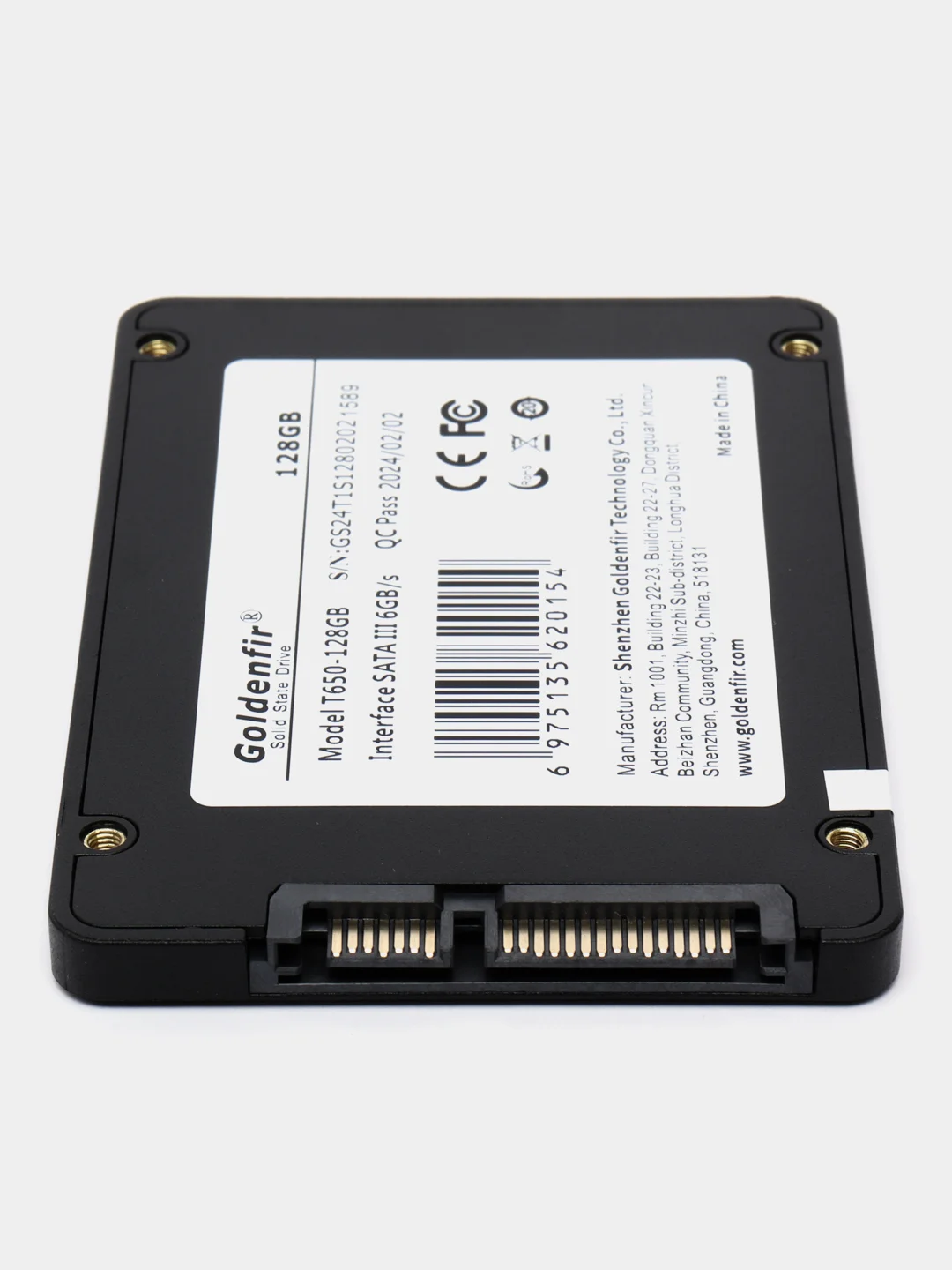SSD жесткий диск для компьютера и ноутбука, 2.5" SATA 128Гб