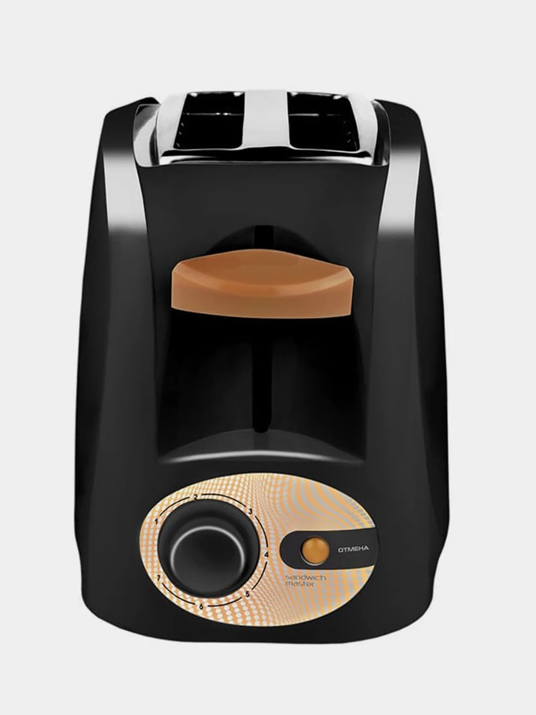 Тостер Centek CT-1420 Black, 750 Вт, 7 уровней мощности, теплоизолированный корпус
