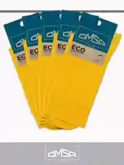 Желтый носки мужские OMSA ECO 401 Colors высокие длинные из хлопка, набор 5 пар