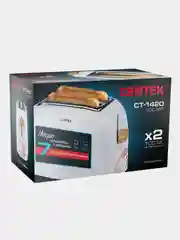 Тостер Centek CT-1420, 750 Вт, 7 уровней мощности, теплоизолированный корпус