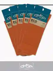 Терракотовый носки мужские OMSA ECO 401 Colors высокие длинные из хлопка, набор 5 пар