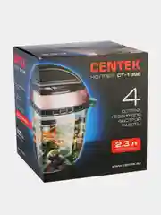 Чоппер Centek CT-1396, 600Вт, 2 скорости, стеклянная чаша 2,3л, разборные ножи, 4 лезвия