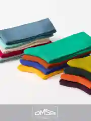 Индиго носки мужские OMSA ECO 401 Colors высокие длинные из хлопка, набор 5 пар