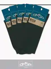 Зелёный хаки носки мужские OMSA ECO 401 Colors высокие длинные из хлопка, набор 5 пар