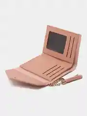 Кошелек женский из экокожи с подвеской-кистичкой, портмоне бумажник картхолдер 3 расцветки